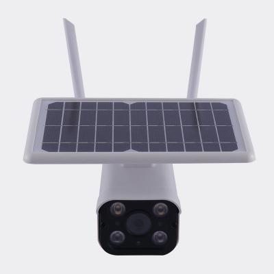 China Outdoor 1080P Wireless Solar Security Camera System Night Vision 200W Pixels for sale