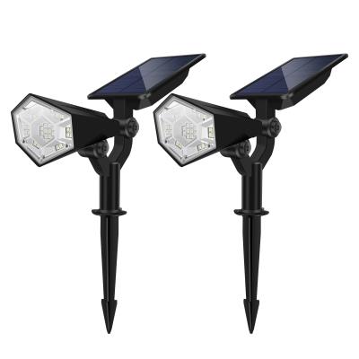 China Adjustable IP65 Waterproof SMD3838 LED Outdoor Solar Spot Lights for sale