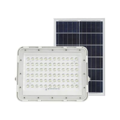 China Solar flood light|LED100w white panel light|Super high-power brand new lithium battery|Automatic light|for corridor|cour for sale