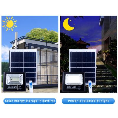 China Plastic Housing IP67 Waterproof Solar Lights Time Control Spot Light 60W for sale