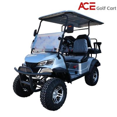 China Blue Colors Electric Golf Car With Bluetooth Audio 4 Wheel Electric Club Car for sale