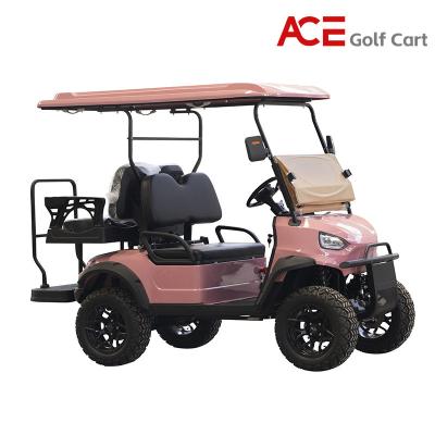 China 4 Seater Electric Club Street Legal Golf Cart Off Road Sightseeing Bus for sale