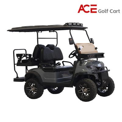 China Off Road 4 Seater Electric Golf Cart 48V Custom Tour Electric Shopping Cart for sale