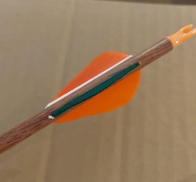 China 2/3/4/5 Inch Parabolic And Shield Cut Turkey Feathers Fletched Spine 300/400/500/600/700 Carbon Arrows for sale