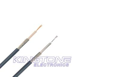 中国 RG 174 Coaxial Cable 7 × 0.17mm Copper Conductor with 95% Tinned Copper Braiding 販売のため