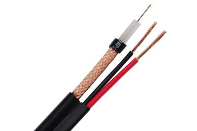 China Powax Cable RG59 22AWG Copper with 1.00mm2 CCA Power Wire for CCTV Camera for sale