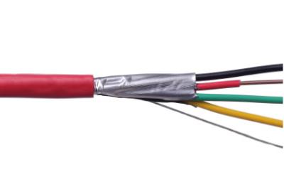 China FPLR-CL2R Fire Alarm Cable 14 AWG 4 Cores Solid Bare Copper Conductor for Monitors for sale