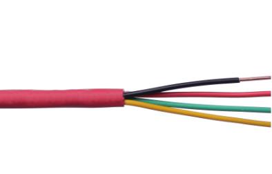 China 18 AWG 4 Cores Unshielded FPLR Fire Alarm Cable for Audio & Control Circuits for sale