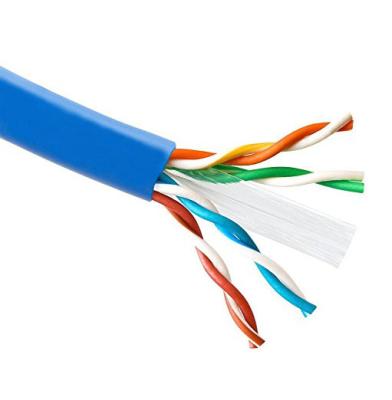 China 550 MHz UTP CAT6 UL CM Network Cable Solid Copper for Gigabit Ethernet for sale