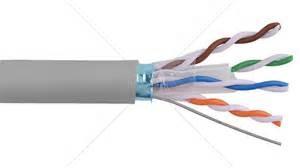 China FTP CAT6 Network Cable Solid Copper with PVC Jacket for High Speed Transmission for sale
