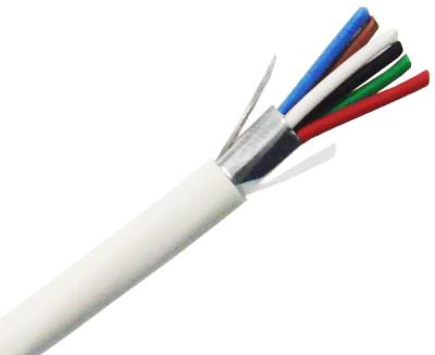 China Shielded 0.28mm2 Security Alarm Cable Solid Bare Copper Conductor for Intercoms for sale