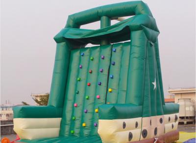 China Double Stitching Inflatable Climbing Walls / Rock Climbing Walls For Commercial for sale