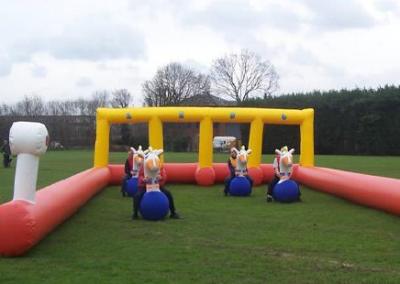 China Waterproof Inflatable Sports Games / Safe Inflatable Bull Riders For Team Building for sale