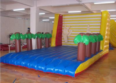 China CE Inflatable Velcro Wall Sport Games 4 People Wearing Specail Suits Sticking for sale