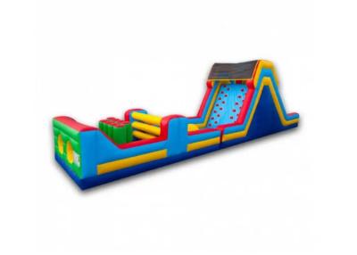 China Long Inflatable Sports Games Indoor Playground Obstacle Course for sale