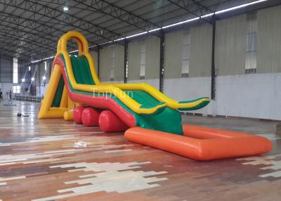 China Giant Commercial 17mL Pool Water Slide 17 * 3 * 5m Hoilday Use Beach Slide for sale