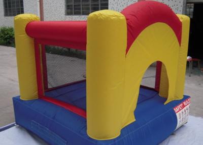 China Yellow Small Commercial Bounce Houses For Kids With 210d Oxford Fabric for sale