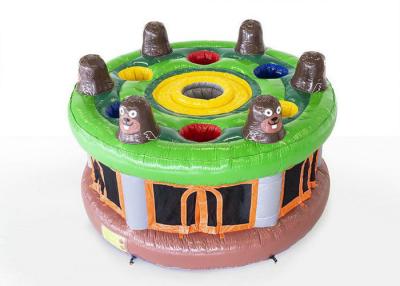 China Inflatable Sports Games / Whack A Mole Game With Hammer For Kids for sale