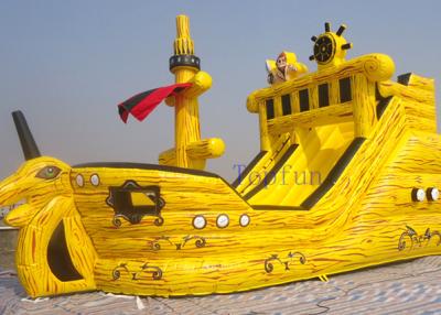 中国 狂気 N の普及した海賊は子供のための膨脹可能な水スライドの膨脹可能なボート水スライドをからかいます 販売のため