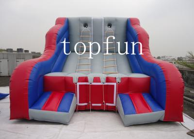 China Outdoor Sporty Inflatable Bungee Run Giant Double / Quadruple Stitching for sale