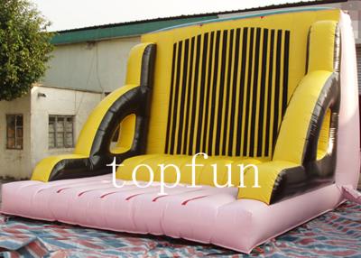 China Funny Inflatable Sports Games Large Kids Inflatable Velcro Wall for sale