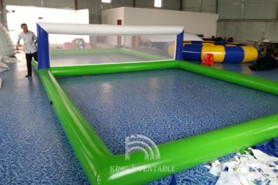 China Inflatable Volleyball Court Adults Inflatable Beach Games For Pool Game 33x16.4x5ft for sale