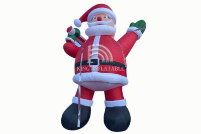 China Giant Inflatable Santa Claus Suitable Christmas Inflatable Cartoon Decorations for sale
