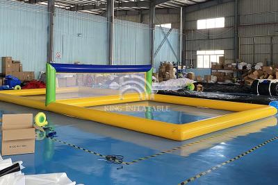 China Water Inflatable Volleyball Courts Yellow Adults Kids Family Neighborhood Entertainment Interactive Games for sale