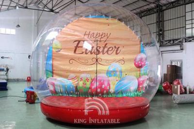 China Inflatable Snow Globe Bubble 4m 5m 6m 8m Inflatable Transparent Ball For Christmas Decoration for sale