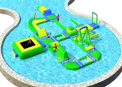 China Durable Customized Inflatable Water Parks / Colorful Amusement Water Park for sale