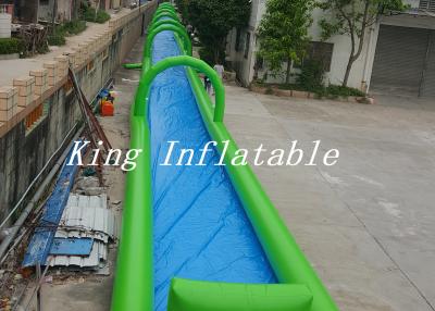 China Single Lane Inflatable Street Water Slide PVC Tarpaulin Slip N Slide For Adults OEM for sale