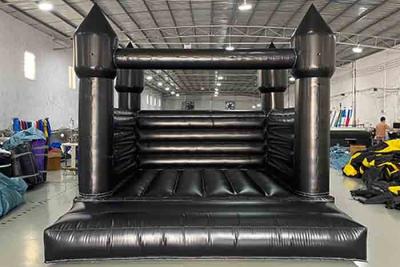 China Party Bouncy Castle Black Indoor Inflatable Bouncer Outdoor Bouncy Castle For Home for sale