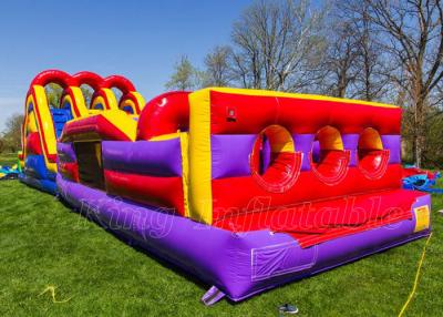 China Kids Obstacle Course Equipment Inflatable PVC Waterproof Rush Challenge Obstacle for sale