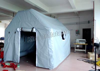 China Grey Waterproof 6X4m Inflatable Event Tent For Army Medical Or Camping for sale