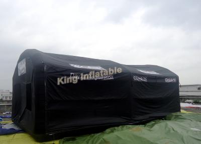 China Camping Rental Inflatable PVC Tent HD Digital Printing With Black PVC Coated Nylon for sale