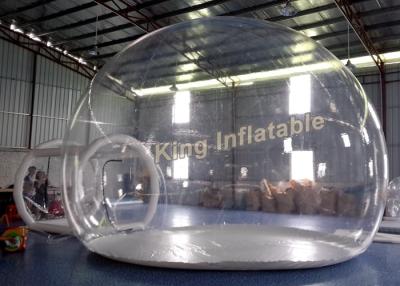 China 0.65mm PVC Transparent Inflatable Tent Clear Air Bubble Tent With Single Layer for sale