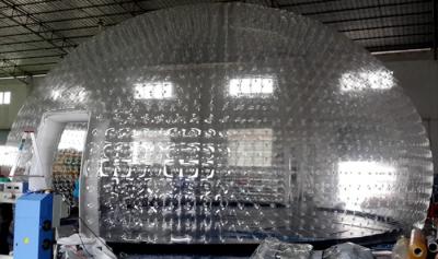 China Tienda inflable clara transparente del iglú de la burbuja para el negocio comercial en venta