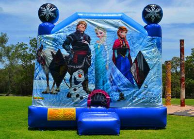 China Leão-de-chácara inflável congelado da casa do salto do jogo exterior de Elsa Jumping Castle para meninos & meninas à venda