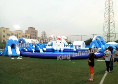 China Large Bear Inflatable Water Park Plato 0.55mm PVC Tarpaulin For Water Sports for sale