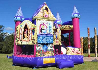 China Princess Jumping Castle Outdoor Kids Party Inflatable Bounce House Combo For Hire for sale