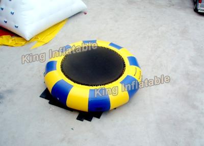 China 5m Diameter Blow Up Water Trampoline  PVC Tarpaulin Water Toy For Christmas Party for sale