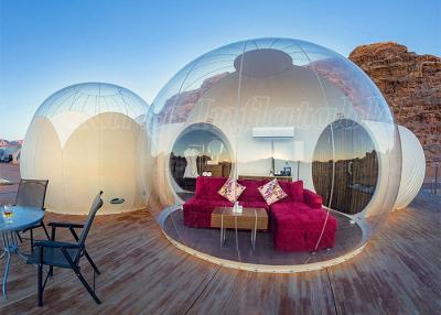 中国 泡家の屋外のGlampingのキャンプのドームの透明で膨脹可能な泡テント 販売のため