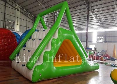 China 0.65mm PVC Tarpaulin Heat Sealed Inflatable Water Toy Floating Slide For Water Park for sale