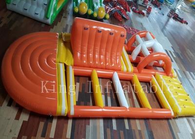 China Lona inflable flotante hermética del PVC del agua/del tobogán acuático 0.65m m de la piscina en venta