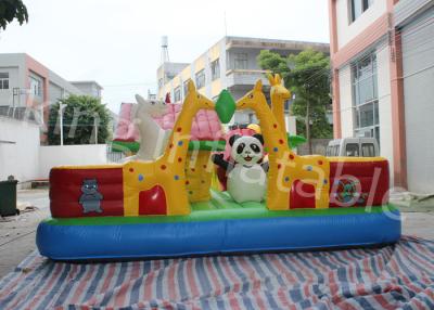 Chine Château sautant d'houblon heureux gonflable animal géant d'enfants avec la certification de la CE à vendre