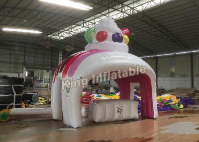 China Customized Design Inflatable Event Tent With Icecream Theme , Colorful Color for sale