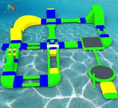 China Adults Sport Aqua Water Fun Park Game Inflatable Floating Sea Park Inflatable Water Park For Resort for sale