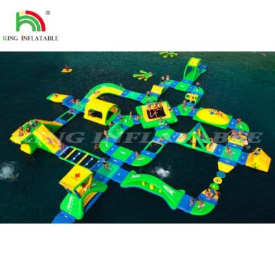 China Juegos de agua inflables Parque acuático Obstáculo de agua inflables Equipo de parque acuático en venta