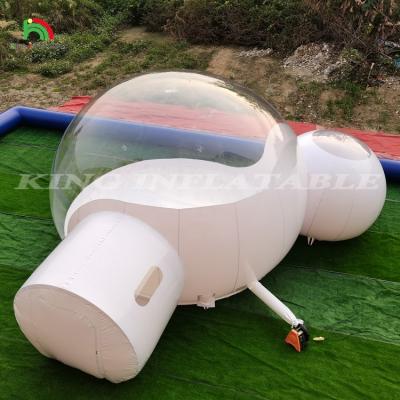 China Inflatable Bubble Tent House Outdoor Giant Transparent Inflatable Crystal Dome Bubble Tent Heated for sale
