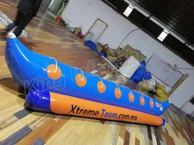 Chine Les bateaux gonflables de ponton de tube simple pilotent des bateaux de pêche pour le divertissement de 7 personnes à vendre